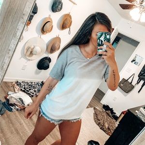 Ombré casual dressy T